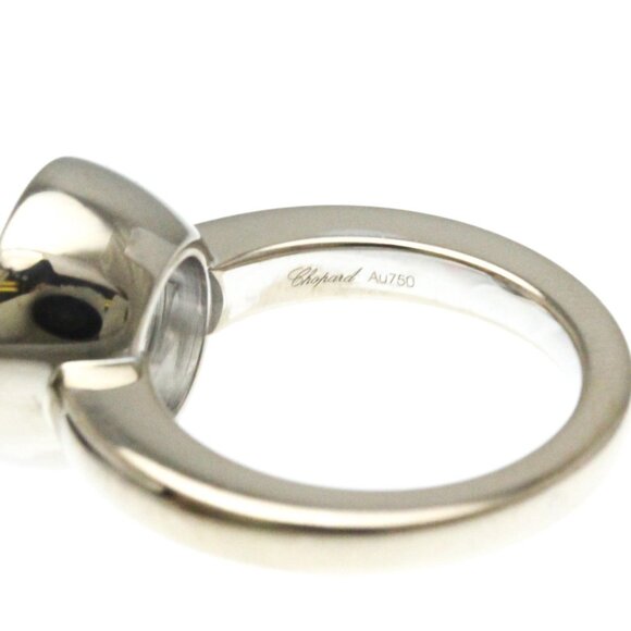 CHOPARD 18k White Gold Diamond Ring - Picture 6 of 12